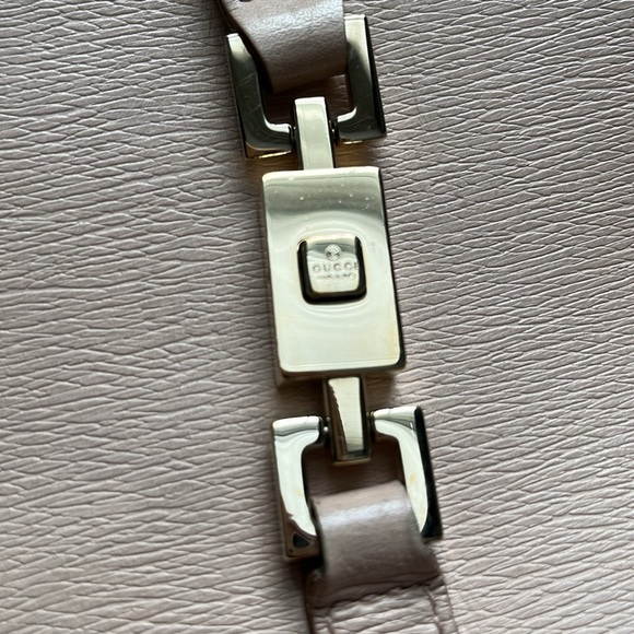 Gucci Jackie Bardot - Pink Beige Leather - Picture 4 of 16